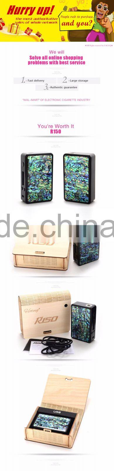 Cacuq 100% Original Hotcig R150 150w TC Box mod