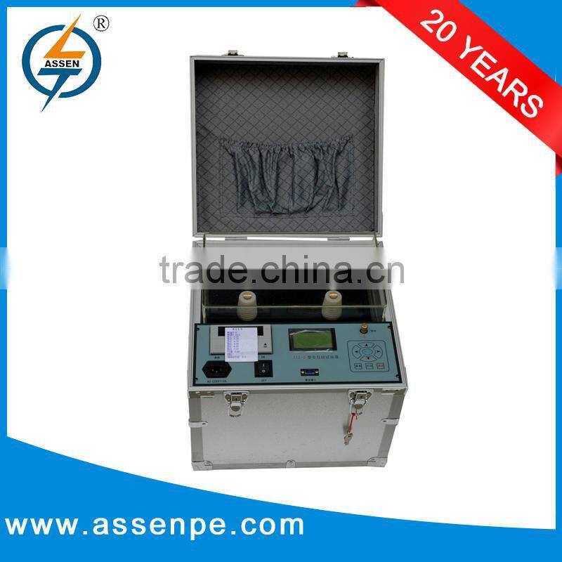 80KV Oil dielectric strength tester, ST fully automatical type transformer oil tester set