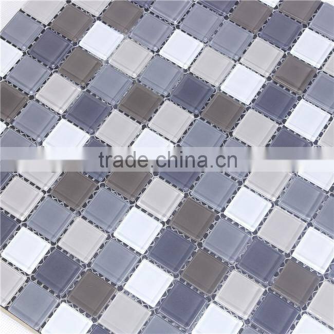 blended color glass mosaic tile