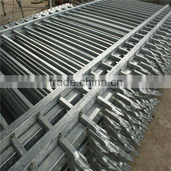 wrought iron steel fence from manufacturer