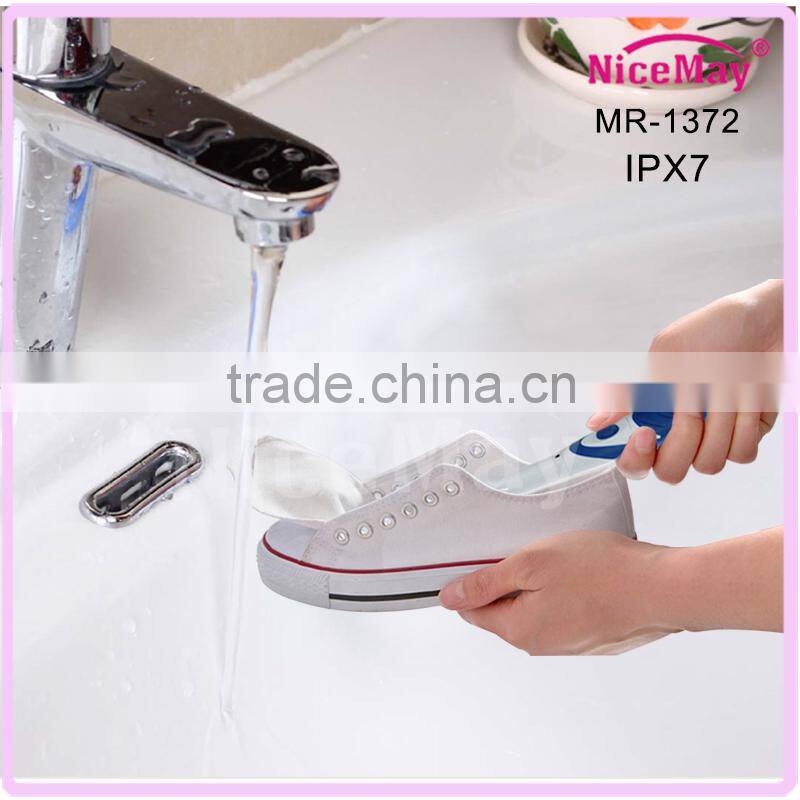 Nicemay Electric shoe shining brush with replacements heads MR-1372