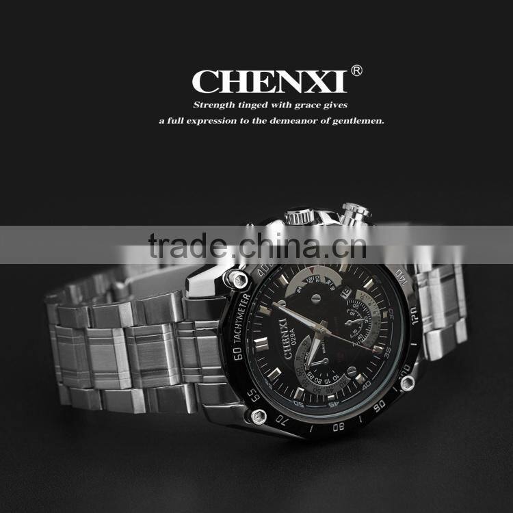 HIGH- END China best quality watch men wrist watch quartz calendar watch date 029AMD