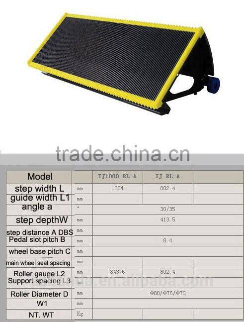 Escalator Parts / Stainless steel escalator step