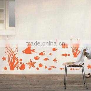 sea fish colorful kids room wall sticker