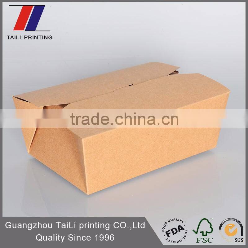 Custom kraft paper lunch boxes