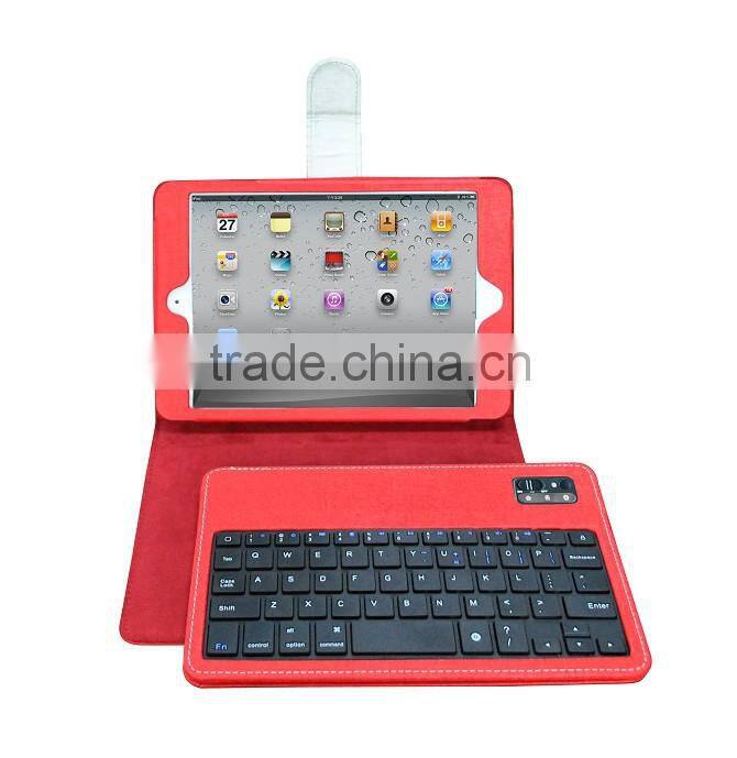 detachable wireless bluetooth leather case , 9.2 inch tablet case