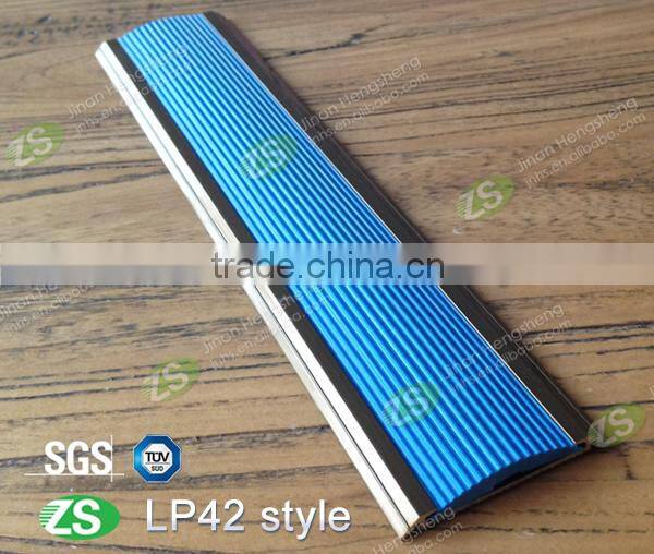 Aluminum laminated stair nosing for floor tile skirting