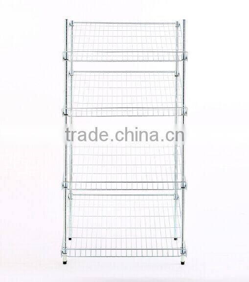 Zinc plated Wire newspaper rack