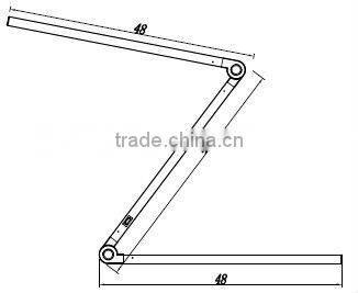 alarm clock night table 2011 MODERN LED lamp JK816 glass kerosene lamp