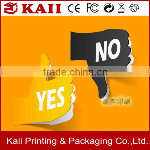 custom shape, custom size, custom printing hand shaped sticky notes