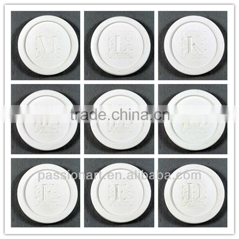 Ceramic with cork backing custom absorbent coasters