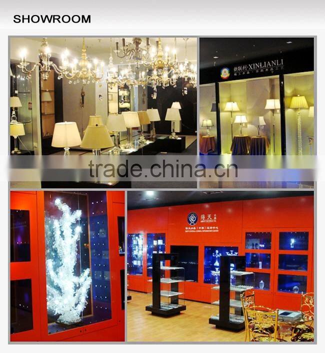 CE/UL/SAA brass column floor lamp crystal ball FL21706