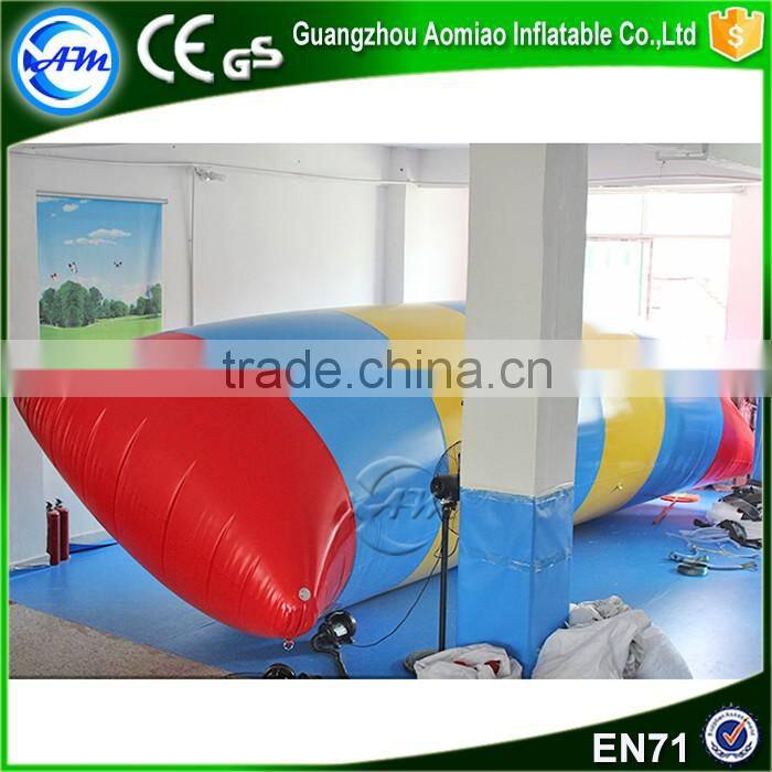 New design CE pvc inflatable pillow,inflatable water blob for sale