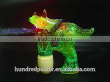 Flashing Triceratops Bubble Gun with music