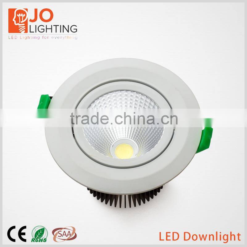 CRI 95 RA 5000K SAA Certificated 90mm Cutout Dimmable SAA LED Downlight 12W