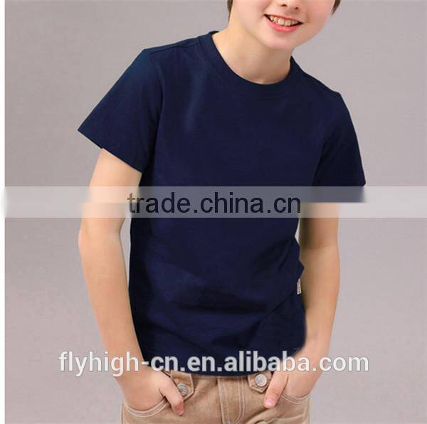 factory production high quality logo printed cotton kids t shirt