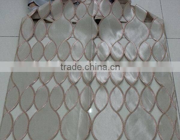 Quality new products sequin mesh embroidery fabric