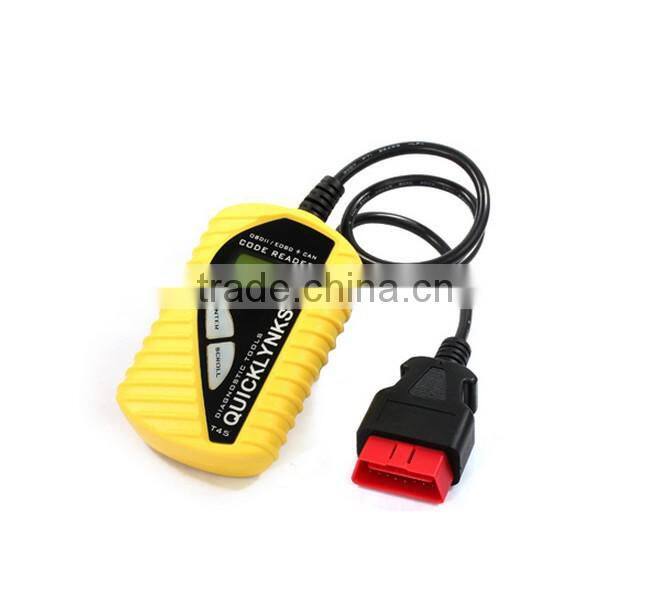 Original Leagend QUICKLYNKS Multi-language CAN OBDII VAG Scanner T45 VAG Code Reader Handy Auto Diagnostic Tool