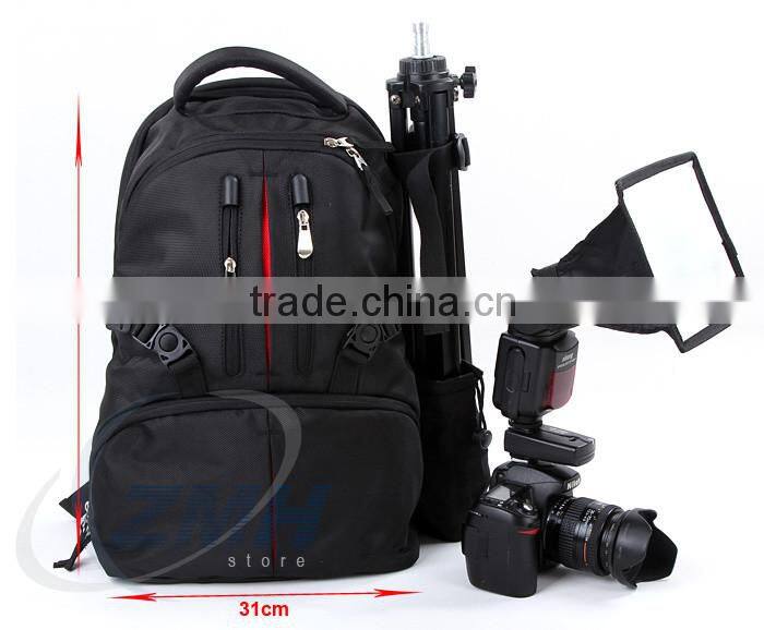 Fashion Digital Backpack Camera Bag for Canon EOS DSLR SLR Camera with Waterproof Cover