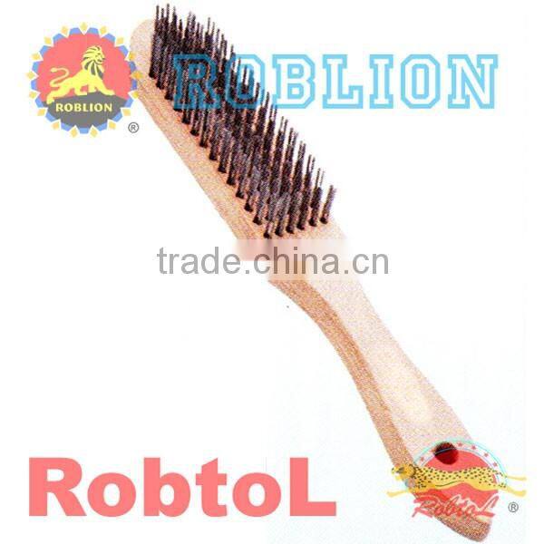 European Style Steel Wire Brush with Wooden Handle(itemID:QIAC)-Mary