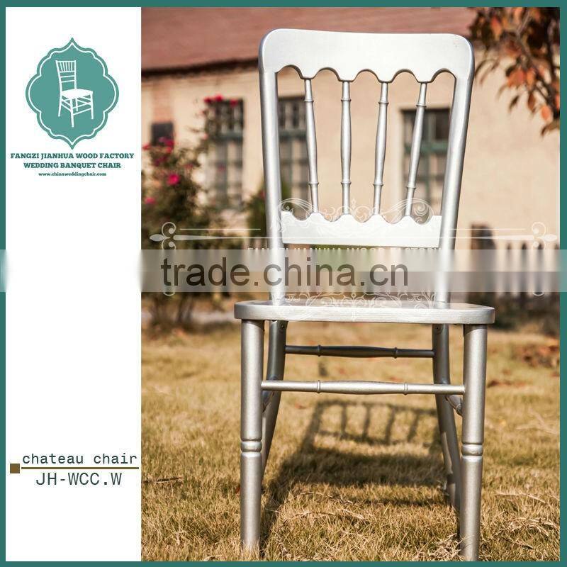 hot sell wedding banquet used wooden chateau chair
