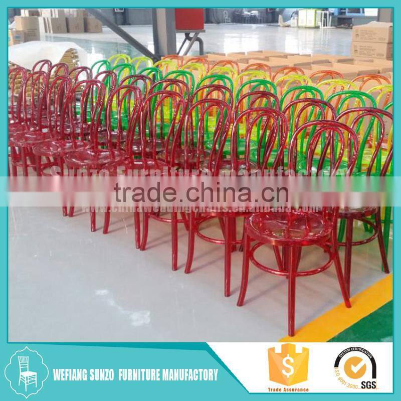 Wholesale banquet wedding resin thonet chair