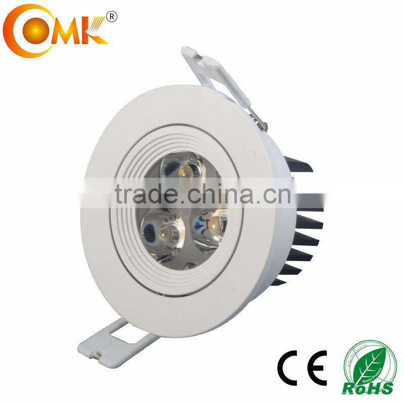 recessed adjustable Downlight Led 9W 220v AC cool white 4000k