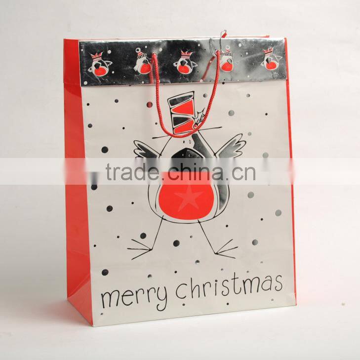 christmas high quality paper bag