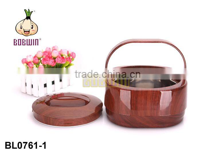 WOODEN OR FLOWER PRINT ABS FOOD WARMER