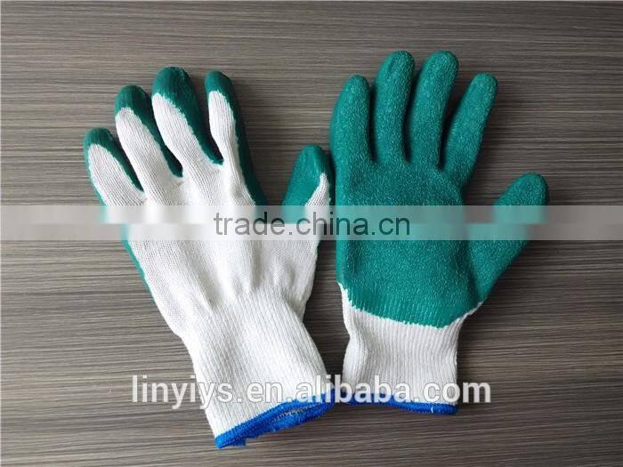 Wholesale gray pu coated nylon work glove from Linyi factory