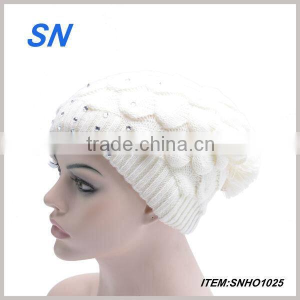 high quality beanie knitting winter earflap hat