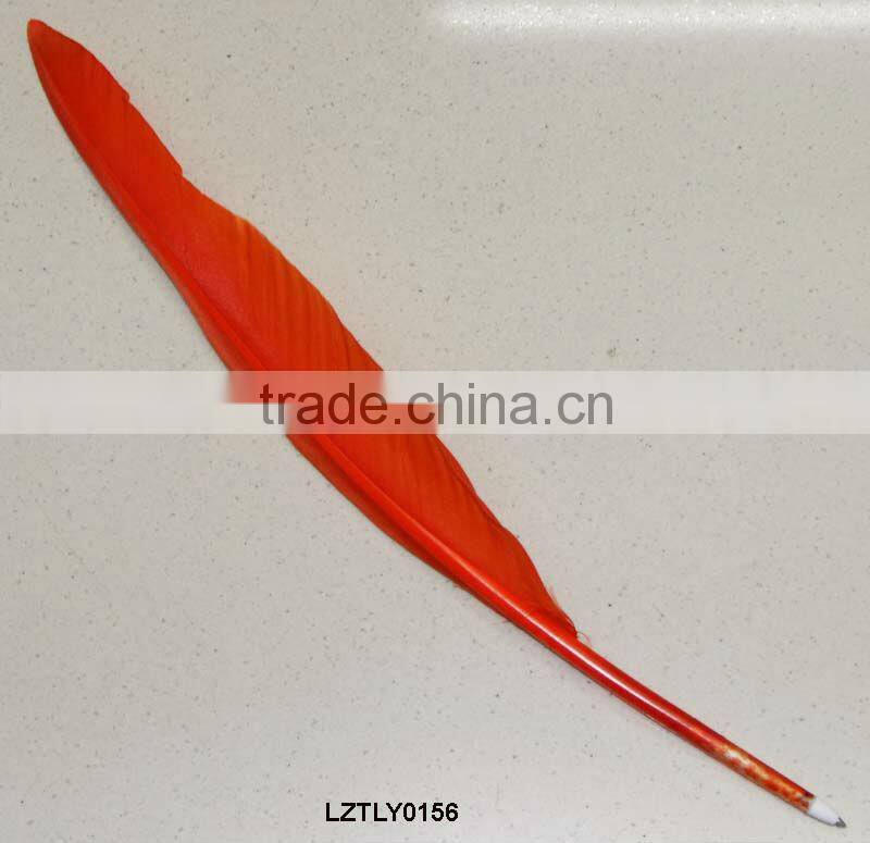 Promotional gifts Goose feather ink pens LZTLY0167