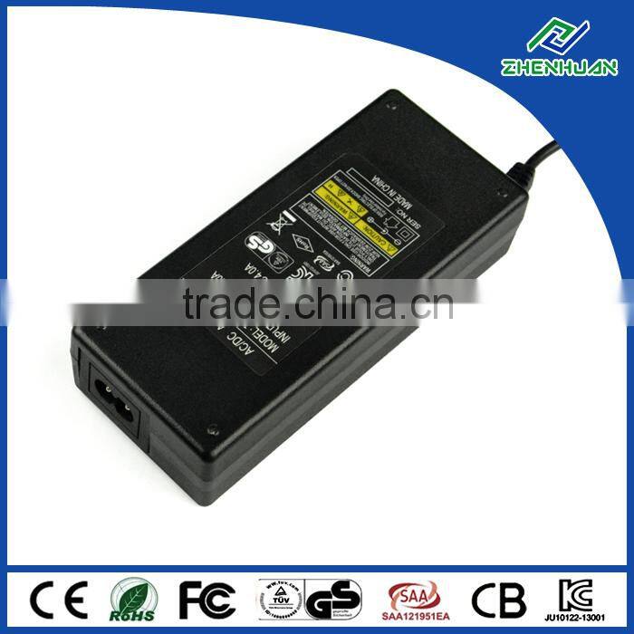 High efficiency battery charger 24V 4A 96W power adapter for 2 wheel hoverboard