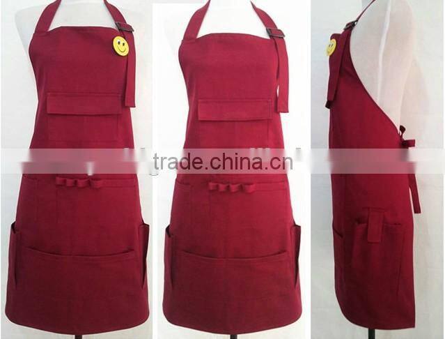 Wine red kitchen aprons sale for beautiful women