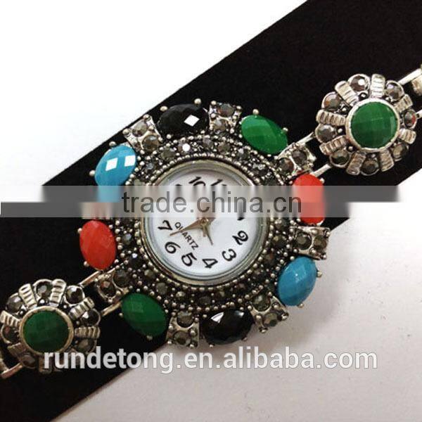2015 girl latest hand watch quartz movement