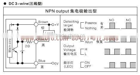 sensor SR18-10DN magnetic reed switch hall voltage sensor