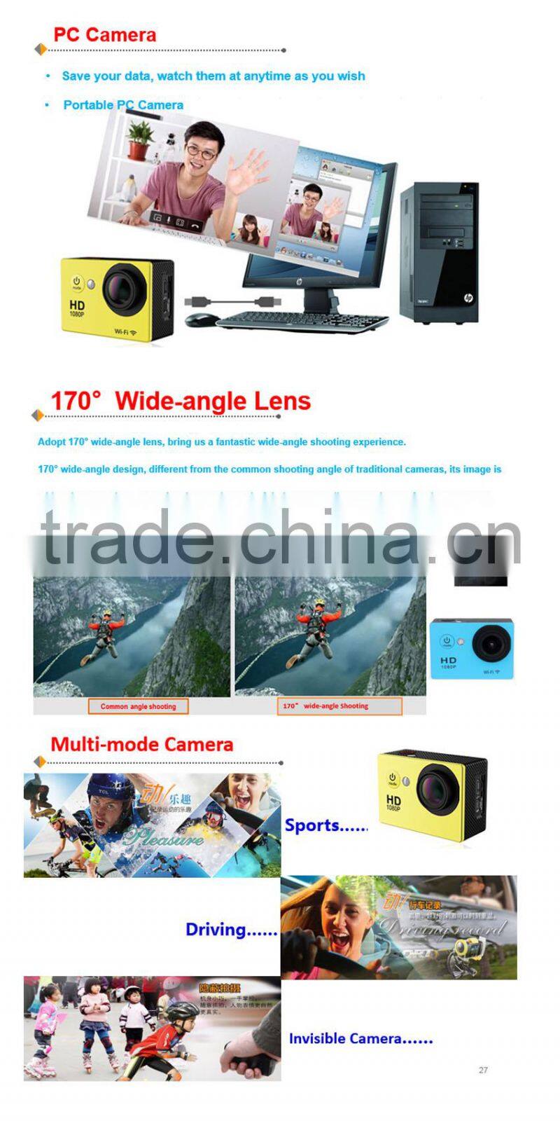 Wi-Fi 1080P Action Camera