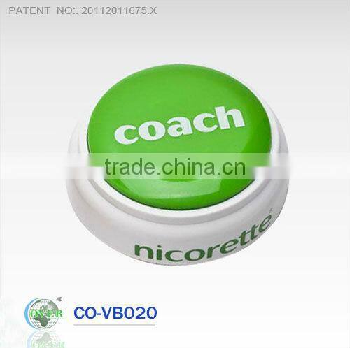 voice easy button accept customer's logo printing