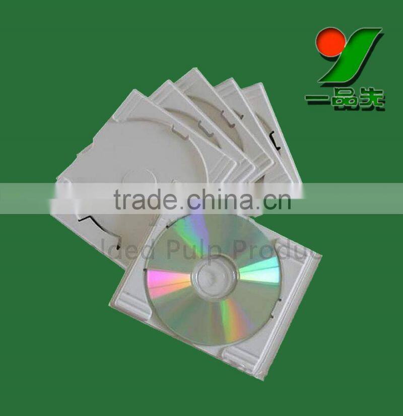 China Wholesale Biodegradable sugarcane straw fiber pulp packaging ,bagasse pulp Material CD Tray Manufacturer