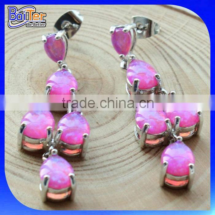Opal Factory Direct Sale !!! Custom 925 Sterling Silver Opal Earring Wholesale
