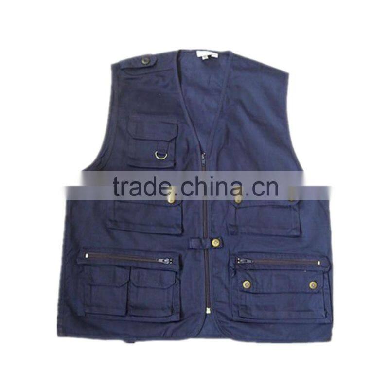 Cheap Wholesale Multi-pockets Work Vests China Supplier