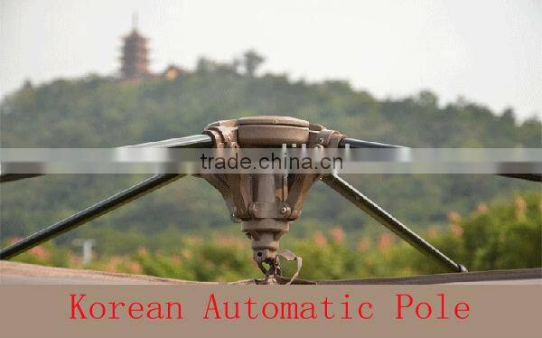 2015 New Style 1 Room 2 Door Big Family Double Layer 5 Person Automatic Camping Tent