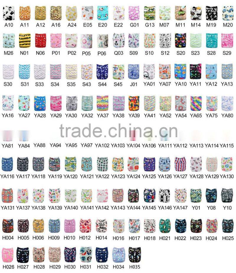 2016 Alva New Pattern Hedgehogs Design Hot Sale Pocket Baby Cloth Diaper