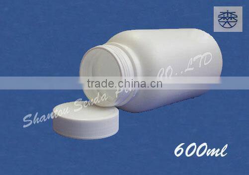 400ML wide mouth bottle with screw cap/empty plastic capsule container