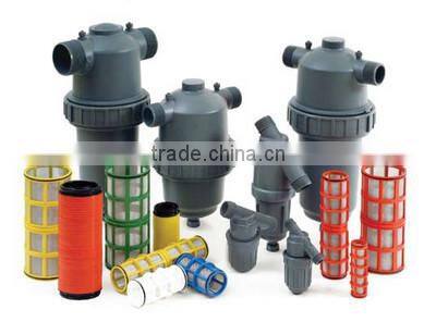 Mesh filter for greenhouse irrigation