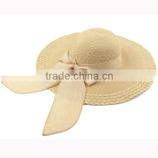 Ladies Elegant Purple Church Hats Made of Straw From Taizhou,China