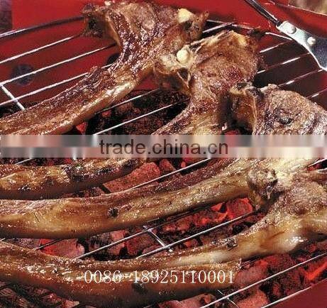 Food Grade 304 stainless steel crimped wire mesh BBQ fish Grill netting