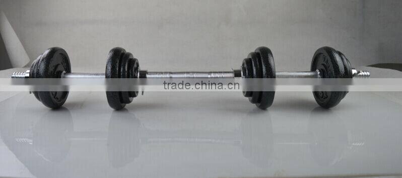 2015 new design 15kg 20 kg 30kg black painting Adjustable dumbbell set