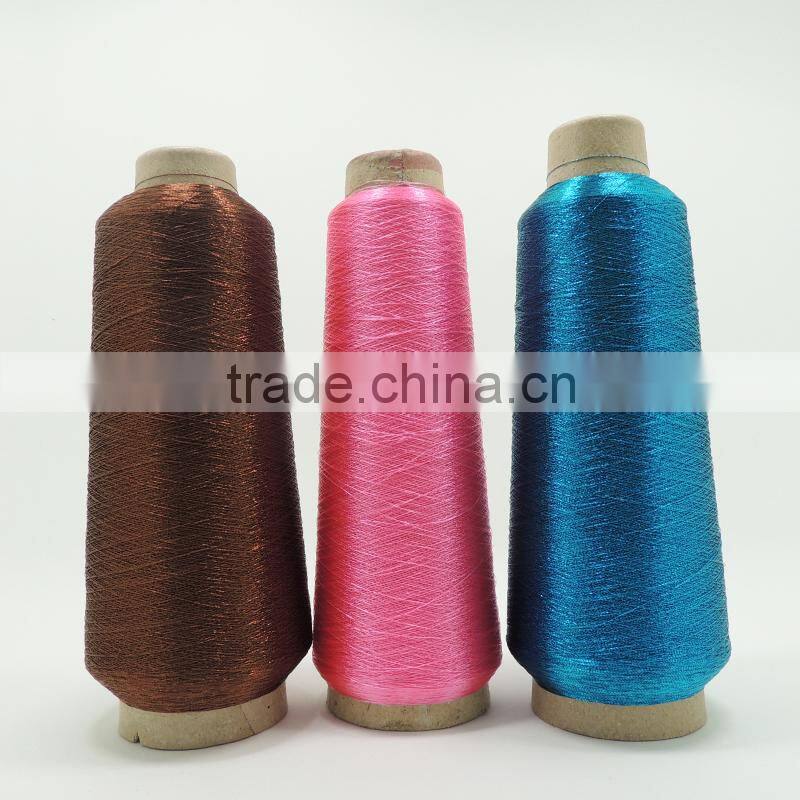 ST type Golden sparkle embroidery metallic yarn