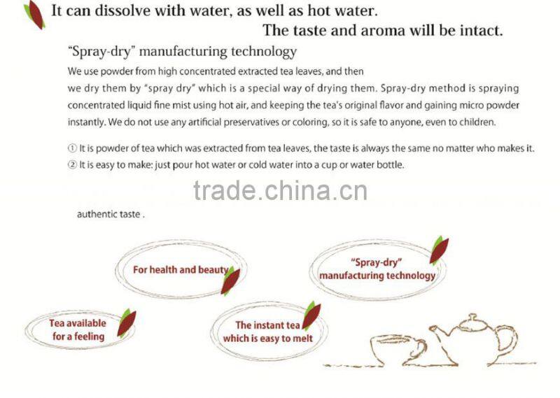 High quality Premium Instant Sencha with lactobacillus Japanese green tea powder